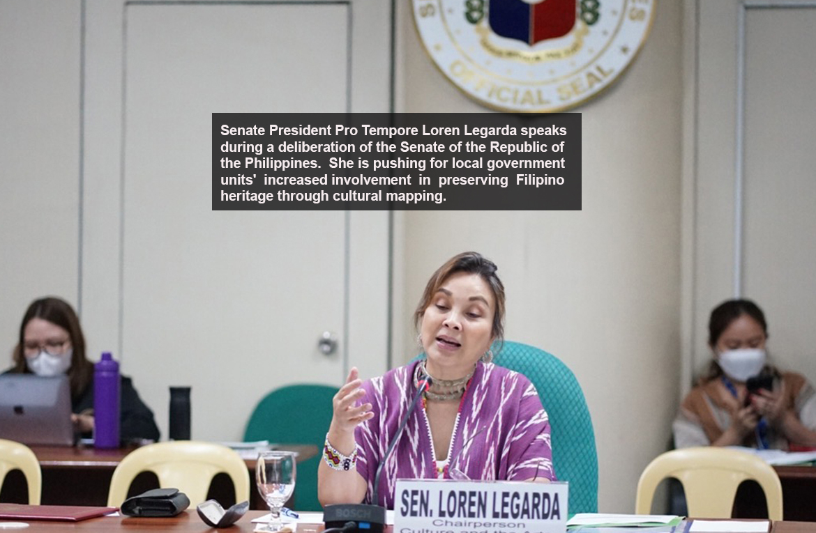 Legarda wants to accelerate cultural mapping